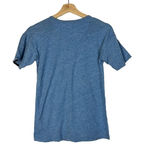 J. Crew Blue Long Live Love Graphic Short Sleeve T-Shirt XS - Picture 2 of 3